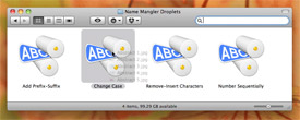 Droplets provide perfect Finder integration