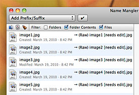 Name Mangler makes even complex renaming tasks simple