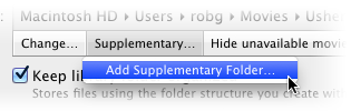 Adding a Supplementary folder