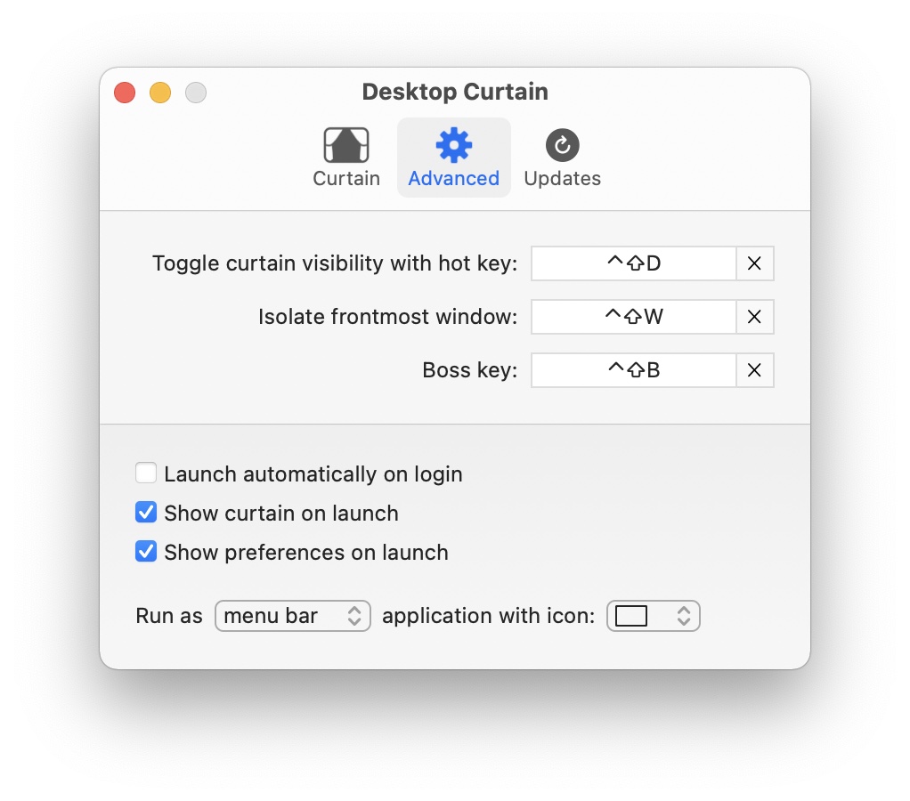 remote desktop curtain mode