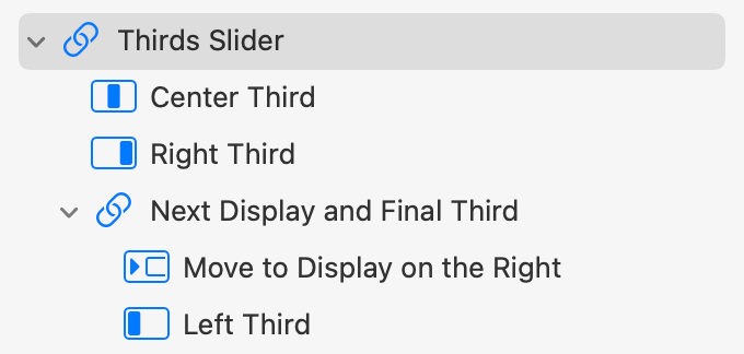 The thirds slider chain