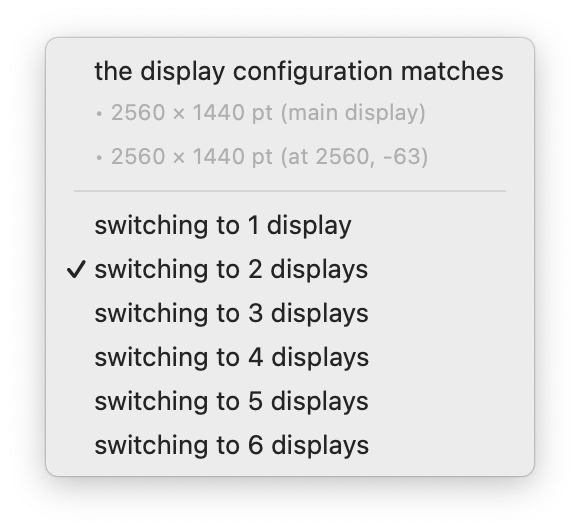 Display layout