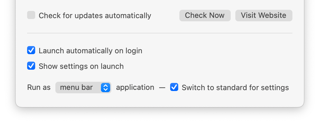 Section 3 of general settings