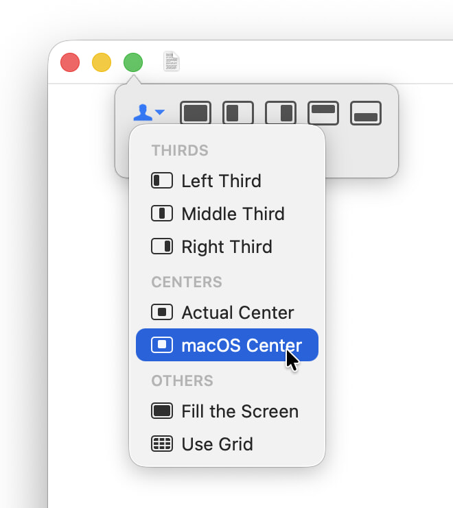 Custom actions in the palette
