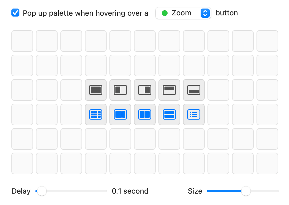 Top half of palette