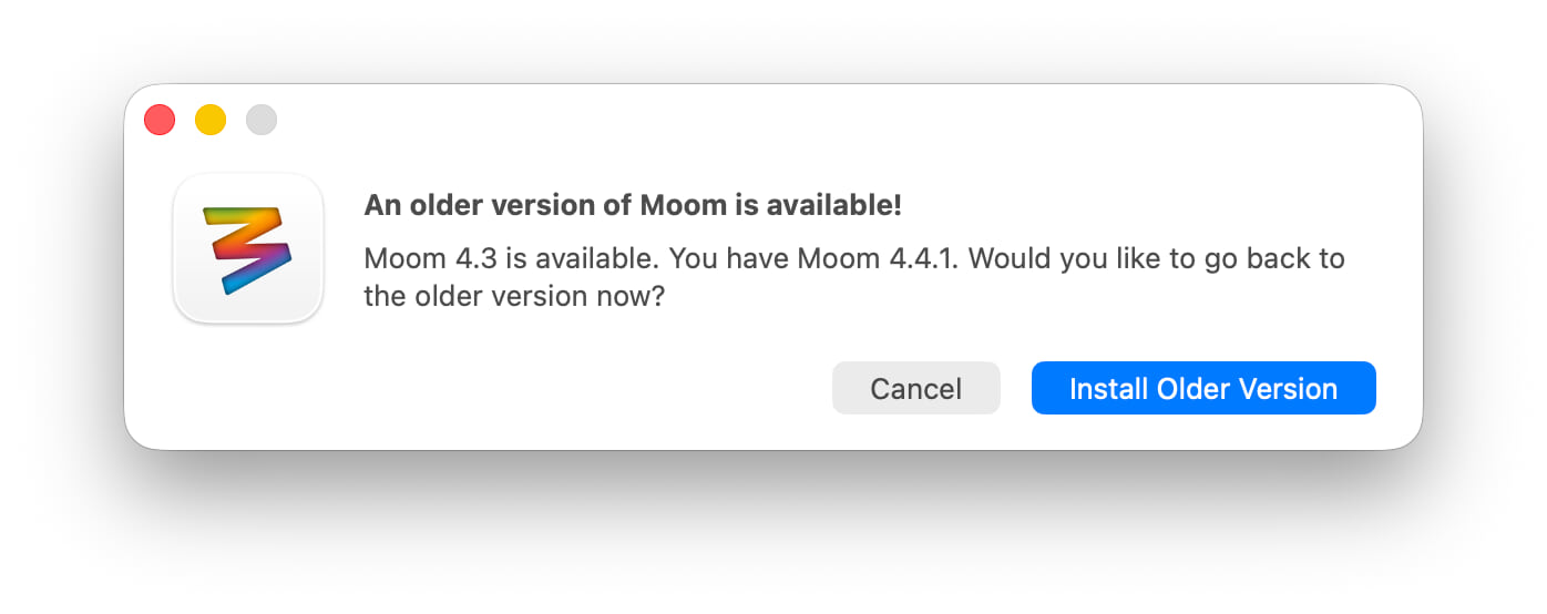 Install the version your license covers