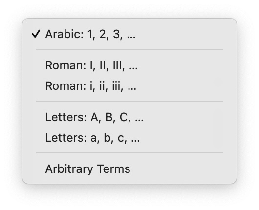 sequence type