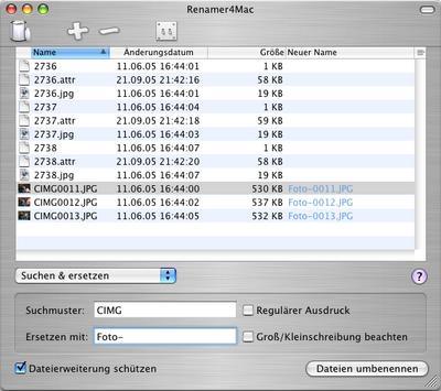 Renamer4Mac in 2005