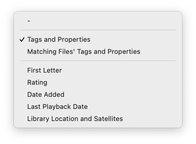 The subdivision options