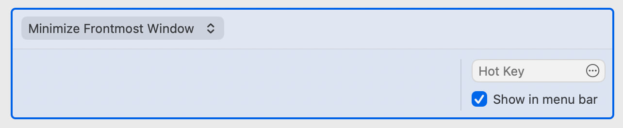 Keyboard-only switcher
